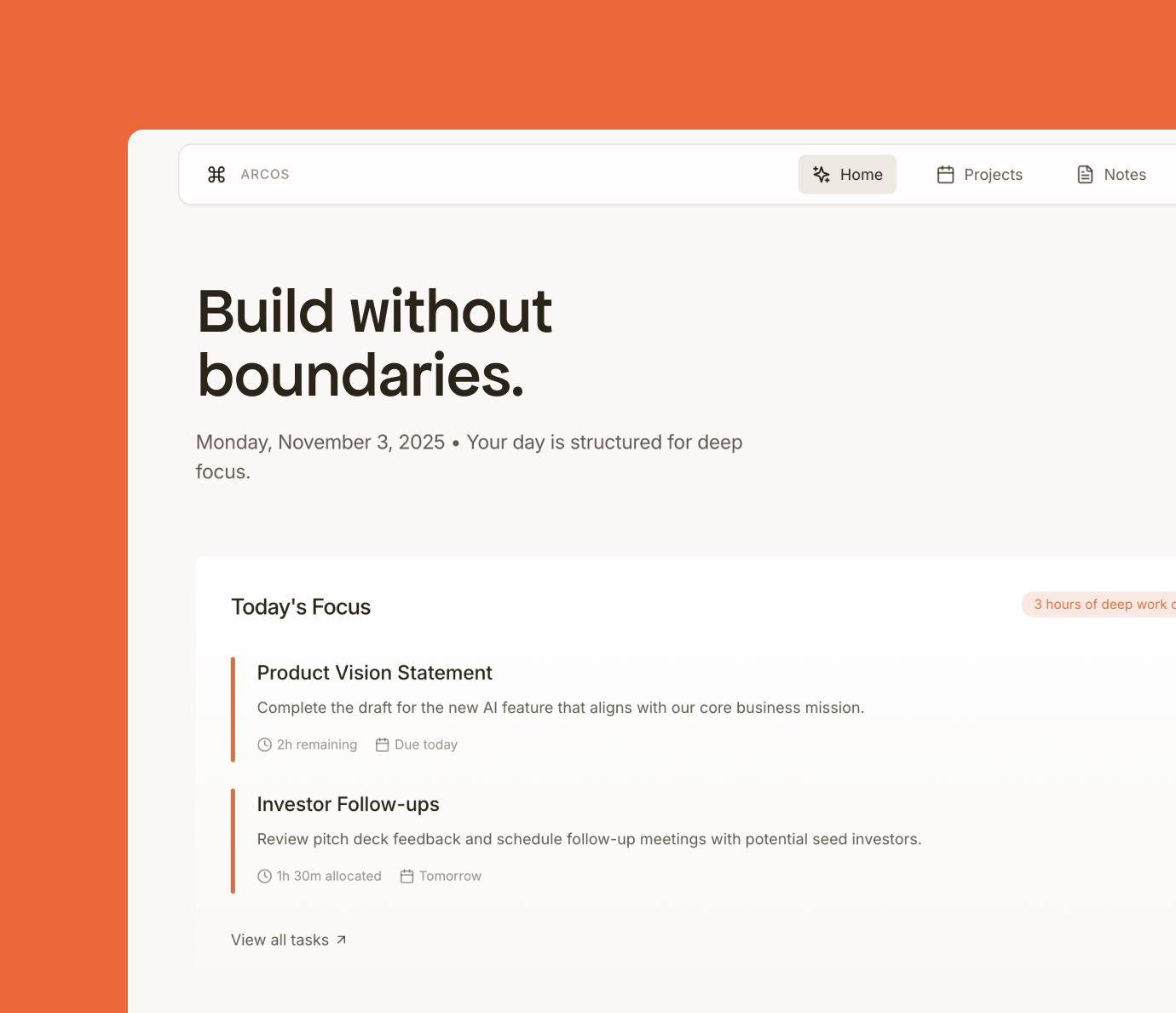 Own: Bring Your Vision to Life