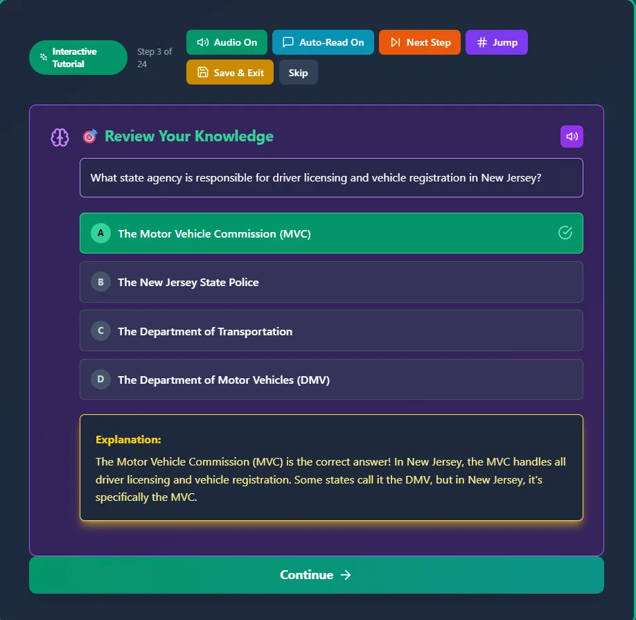 Quest of the Mind interactive lesson