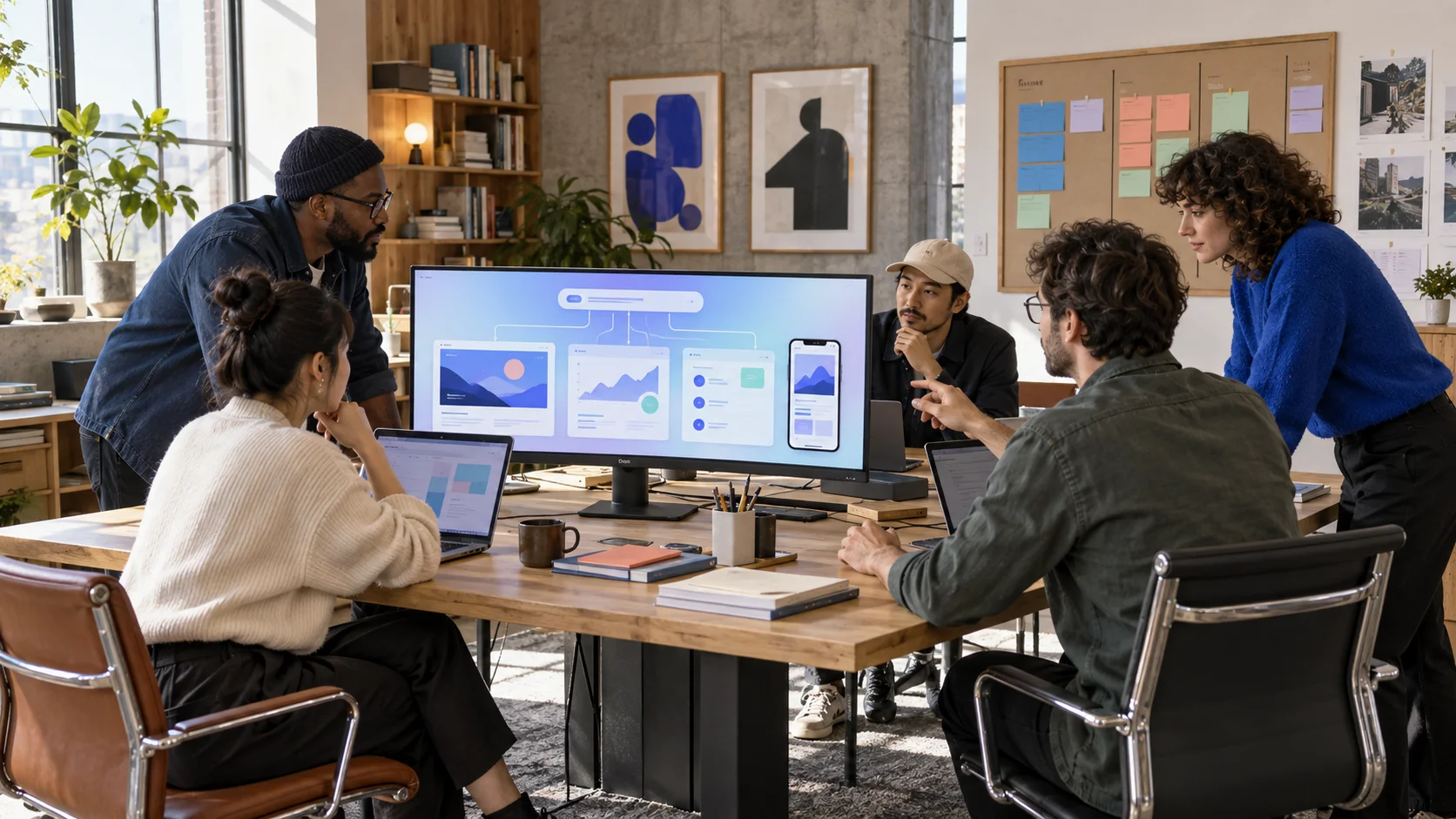 Agency Team Reviewing Client Portal Dashboard