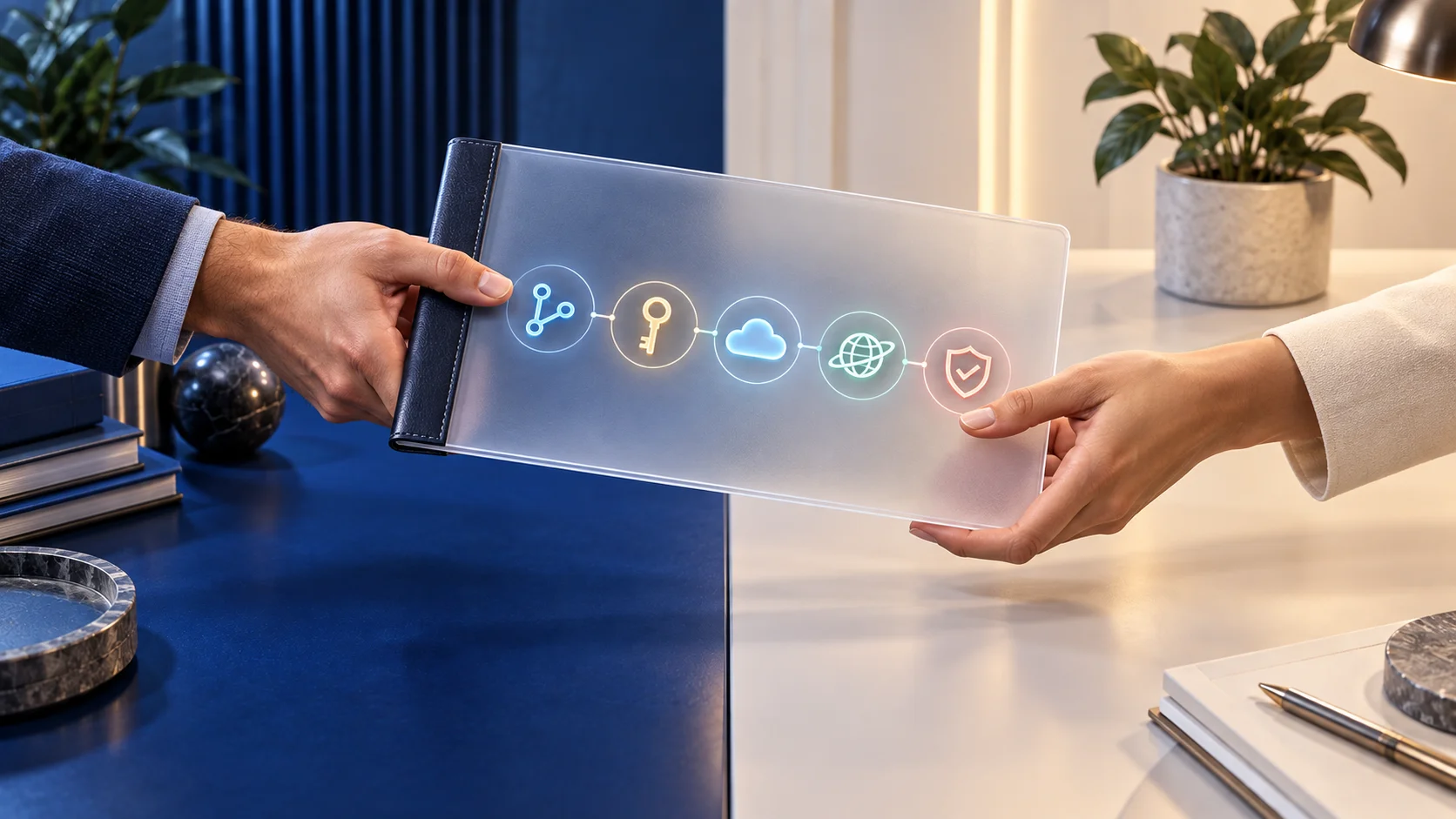 Agency developer handing off an AI-built app repository to a client