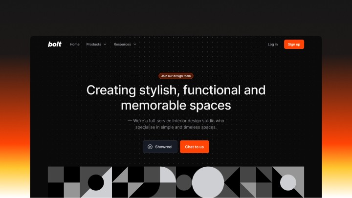 Landing page